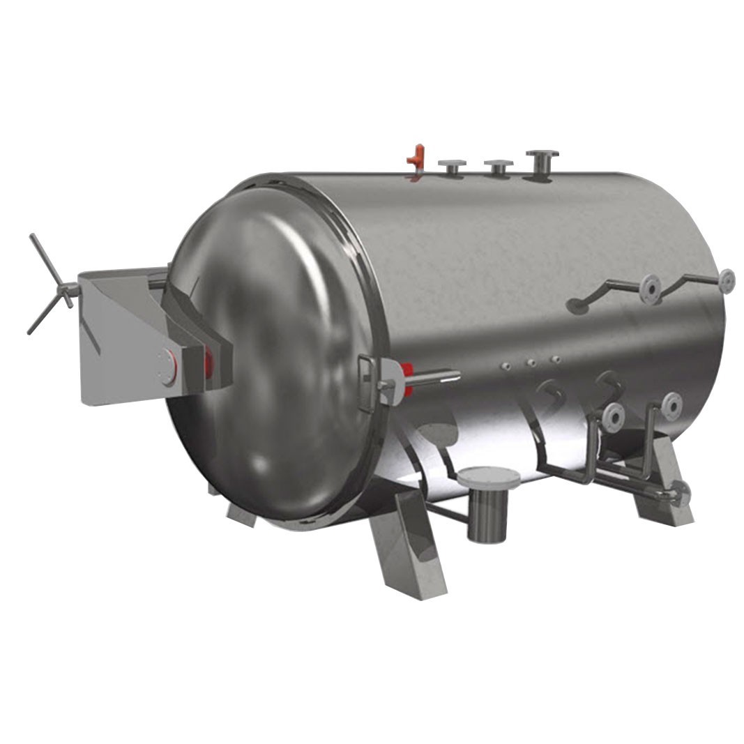 Горизонтальный автоклав (с теплообменником/без теплообменника) из Китая