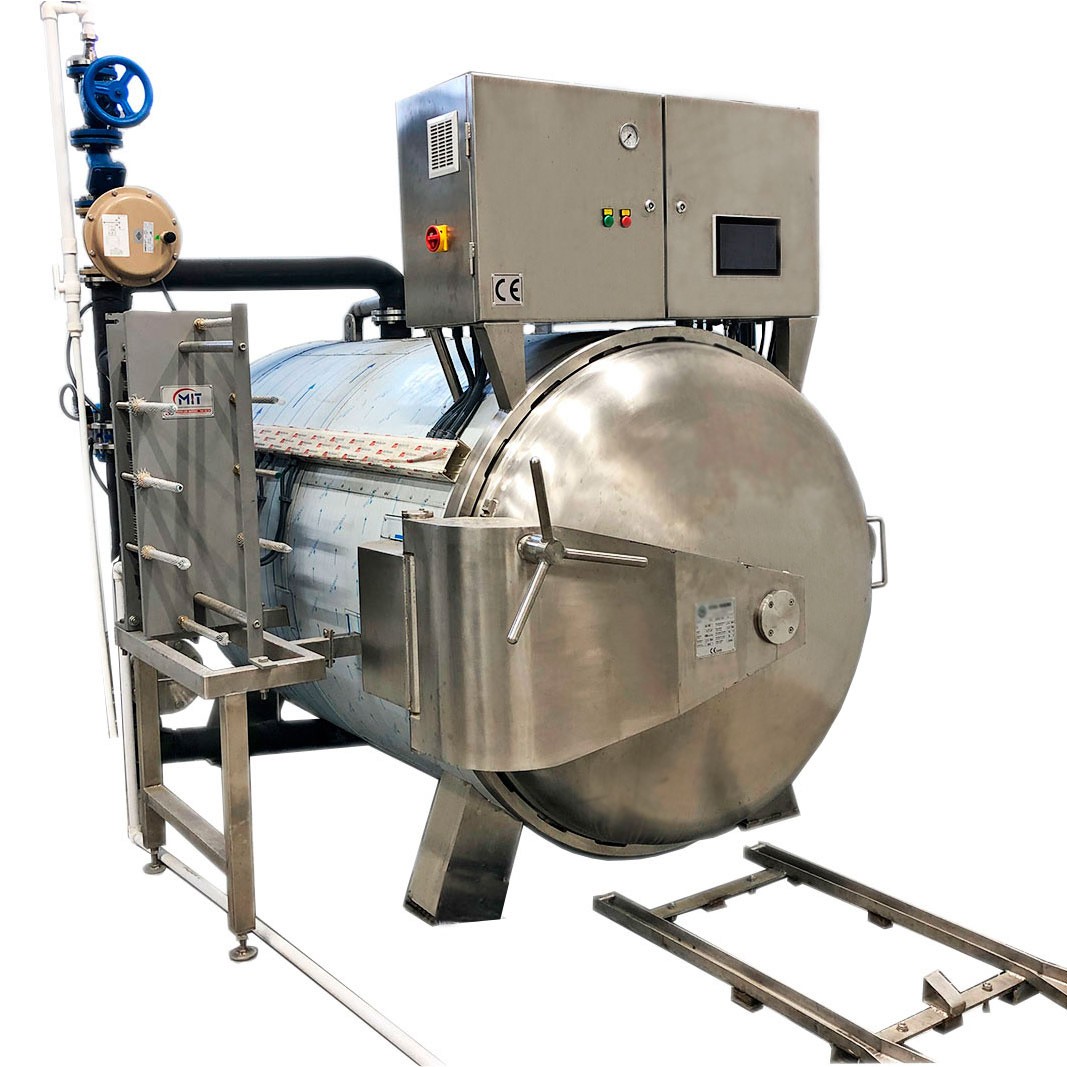 Горизонтальный 2-х корзинчатый автоклав из Китая